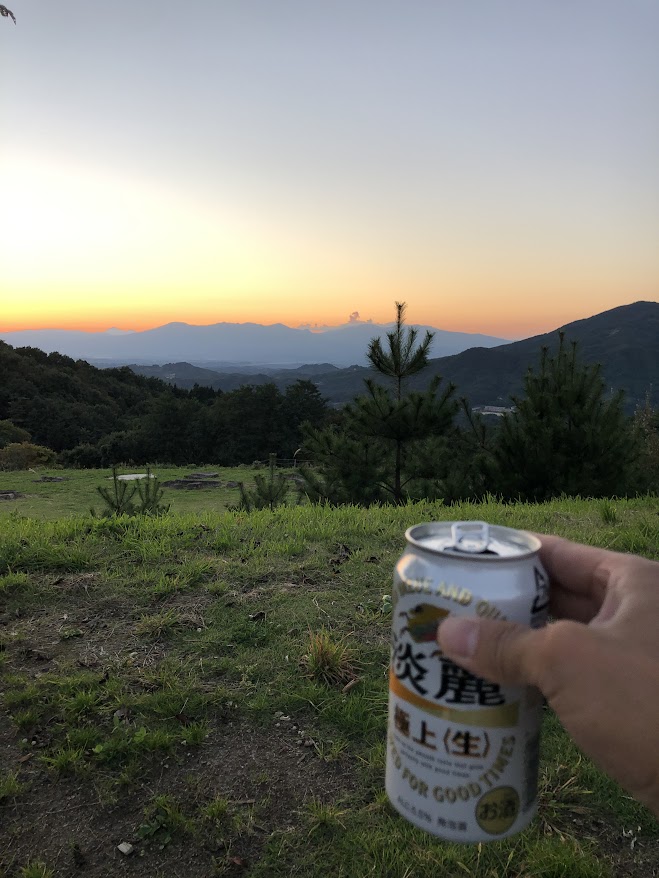 日山夕日