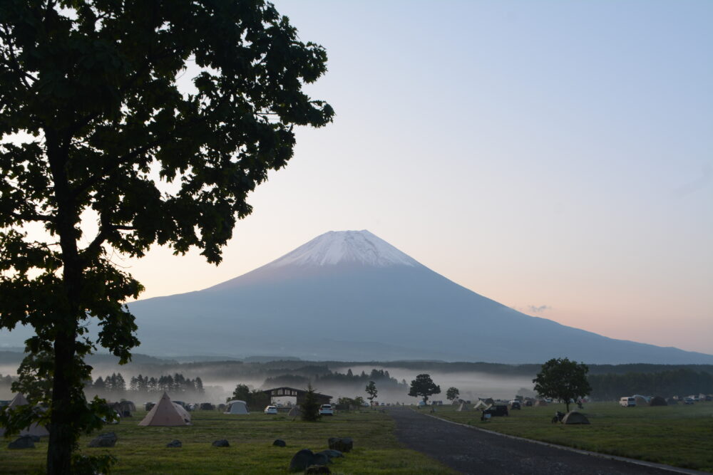 ふもとっぱらキャンプ場富士山