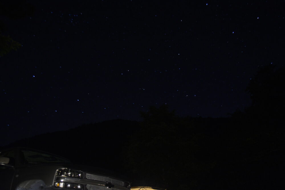 星空が綺麗なキャンプ場