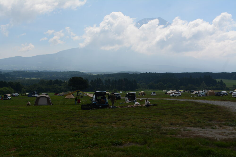 ふもとっぱらキャンプ場富士山