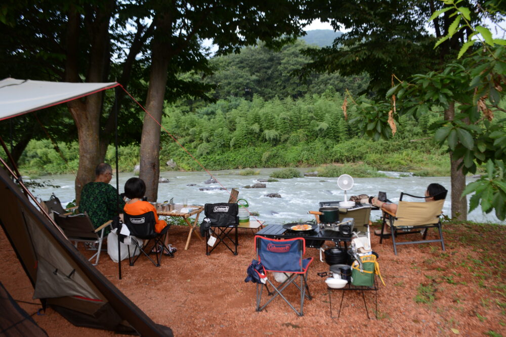 長瀞オートキャンプ景色