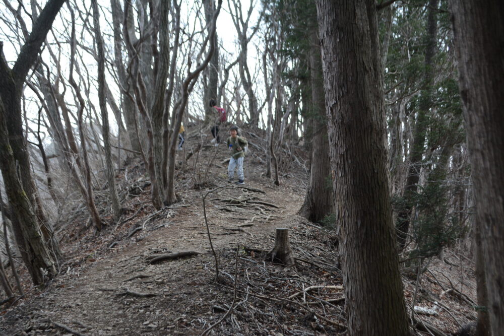 白河関山登山道