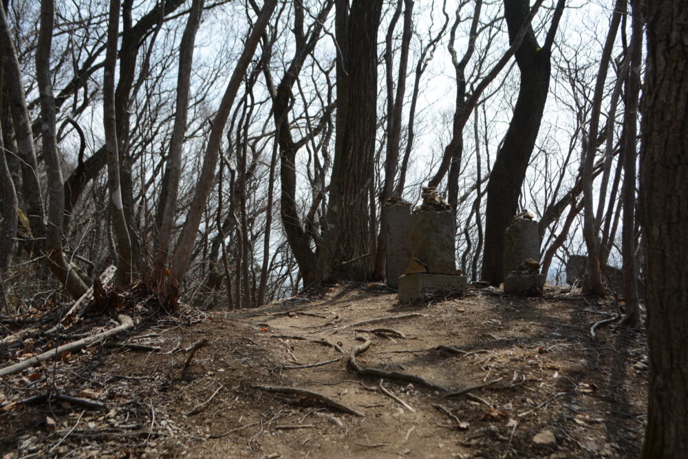 白河関山登山道