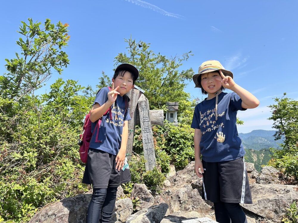 蒲生岳頂上