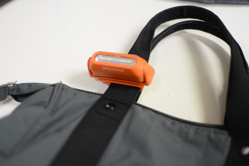 モンベルクリップオンコンパクトライト