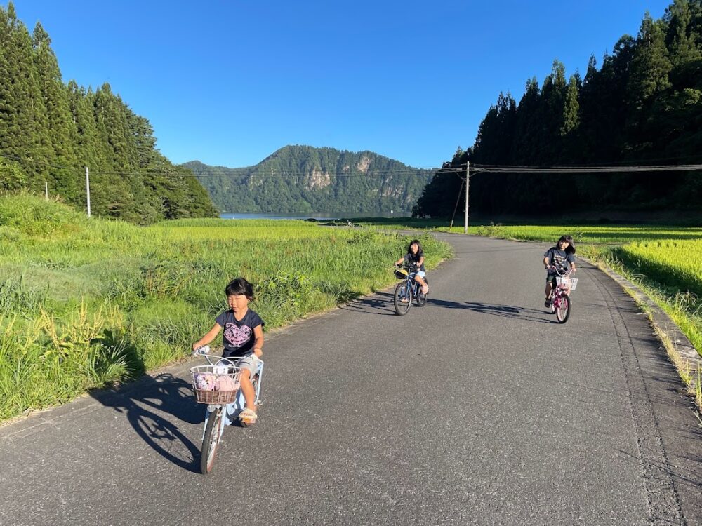 沼沢湖サイクリング
